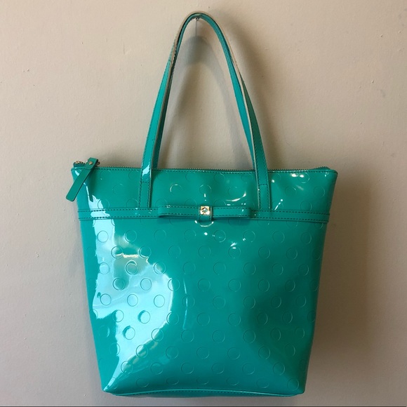 patent leather kate spade tote